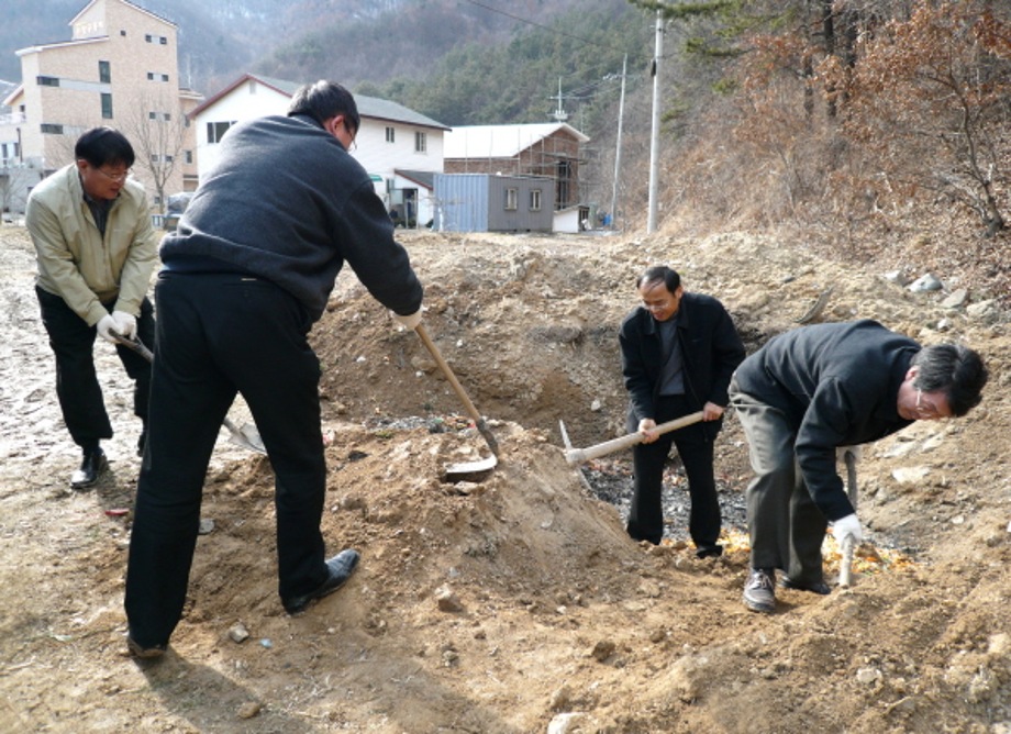 설맞이 자원봉사 이미지